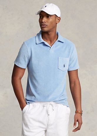 azure men s ralph lauren custom slim fit terry polo shirts 1 330x461 - AZURE Men's Ralph Lauren Custom Slim Fit Terry Polo Shirts