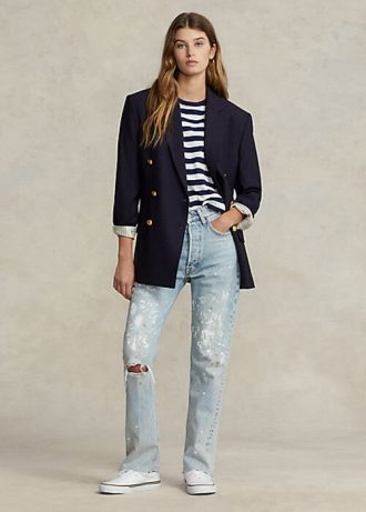azure women s ralph lauren the straight leg cropped jeans 1 330x461 - AZURE Women's Ralph Lauren The Straight Leg Cropped Jeans