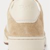 Beige Men’s Ralph Lauren Court Leather-Suede Sneakers Beige Men’s Ralph Lauren Court Leather-Suede Sneakers