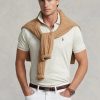 Beige Men’s Ralph Lauren Custom Slim Fit Soft Cotton Polo Shirts Beige Men’s Ralph Lauren Custom Slim Fit Soft Cotton Polo Shirts