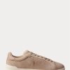 Beige Men’s Ralph Lauren Heritage Court II Suede Sneakers Beige Men’s Ralph Lauren Heritage Court II Suede Sneakers