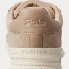 Beige Men’s Ralph Lauren Heritage Court II Suede Sneakers Beige Men’s Ralph Lauren Heritage Court II Suede Sneakers