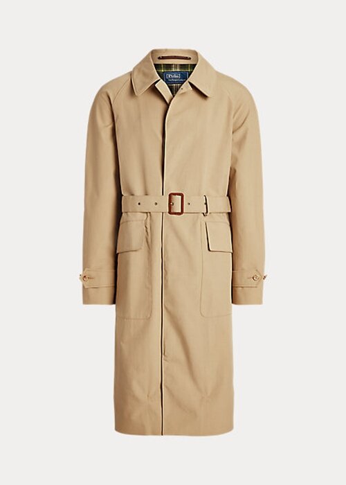 Beige Men’s Ralph Lauren Woven Cotton Walking Coats Beige Men’s Ralph Lauren Woven Cotton Walking Coats