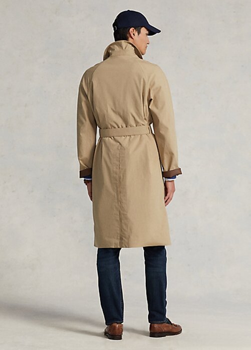 Beige Men’s Ralph Lauren Woven Cotton Walking Coats Beige Men’s Ralph Lauren Woven Cotton Walking Coats