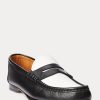 Beige / White Women’s Ralph Lauren Chalmers Calfskin Penny Loafers