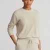 Beige Women’s Ralph Lauren Cashmere Crewneck Sweaters Beige Women’s Ralph Lauren Cashmere Crewneck Sweaters