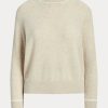 Beige Women’s Ralph Lauren Cashmere Crewneck Sweaters Beige Women’s Ralph Lauren Cashmere Crewneck Sweaters