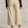 Beige Women’s Ralph Lauren Cropped Fleece Wide-Leg Pants Beige Women’s Ralph Lauren Cropped Fleece Wide-Leg Pants