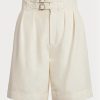 Beige Women’s Ralph Lauren Francine Silk Shantung Shorts Beige Women’s Ralph Lauren Francine Silk Shantung Shorts
