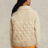 Beige Women’s Ralph Lauren Hybrid High-Pile & Ripstop-Panel Jackets Beige Women’s Ralph Lauren Hybrid High-Pile & Ripstop-Panel Jackets