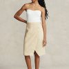 Beige Women’s Ralph Lauren Linen Wrap Skirts Beige Women’s Ralph Lauren Linen Wrap Skirts