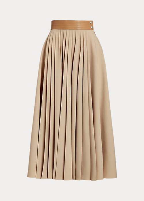 Beige Women’s Ralph Lauren Witley Stretch Flannel Skirts Beige Women’s Ralph Lauren Witley Stretch Flannel Skirts