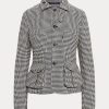 Black / Cream Women’s Ralph Lauren Cartwright Houndstooth Wool-Blend Jackets Black / Cream Women’s Ralph Lauren Cartwright Houndstooth Wool-Blend Jackets