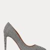 Black / Cream Women’s Ralph Lauren Celia Glen Plaid Wool Heels Black / Cream Women’s Ralph Lauren Celia Glen Plaid Wool Heels