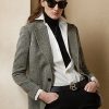 Black / Cream Women’s Ralph Lauren The Tweed Jackets Black / Cream Women’s Ralph Lauren The Tweed Jackets