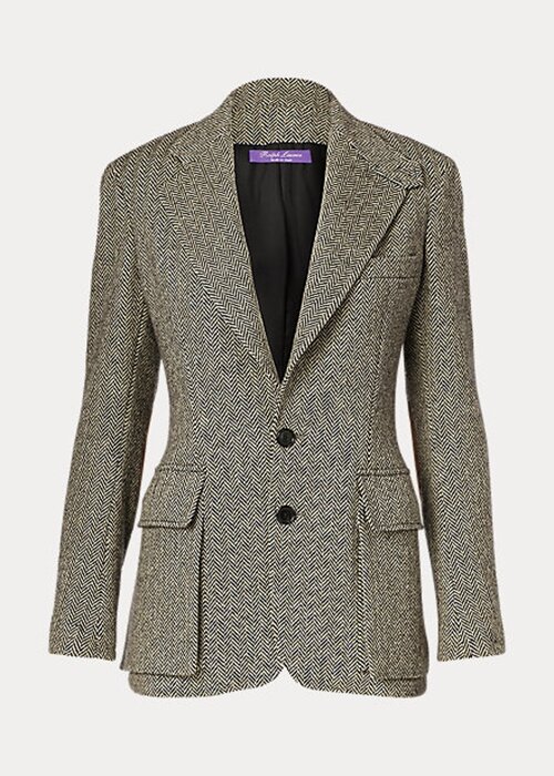 Black / Cream Women’s Ralph Lauren The Tweed Jackets Black / Cream Women’s Ralph Lauren The Tweed Jackets