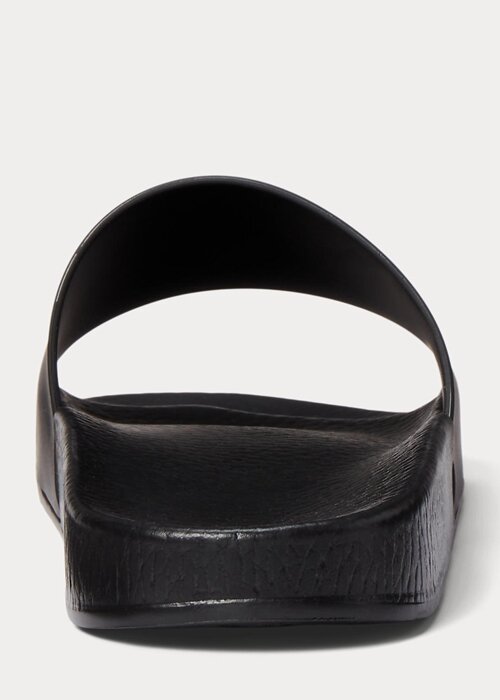 Black / Gold Men’s Ralph Lauren Signature Pony Slippers Black / Gold Men’s Ralph Lauren Signature Pony Slippers