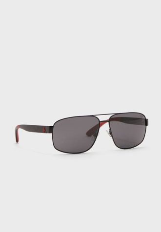 Black Men’s Ralph Lauren 0Ph3112 Aviator Sunglasses