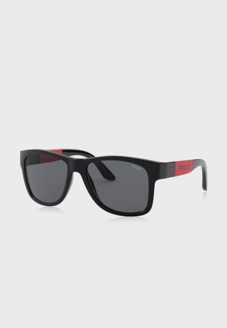 Black Men’s Ralph Lauren 0PH4162 Square Sunglasses