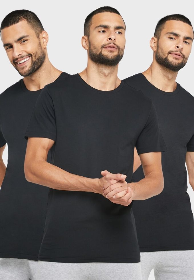 Black Men’s Ralph Lauren 3 Pack Assorted Crew Neck T Shirts Black Men’s Ralph Lauren 3 Pack Assorted Crew Neck T Shirts