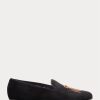 Black Men’s Ralph Lauren Alonzo Bullion Crest Velvet Dress Shoes Black Men’s Ralph Lauren Alonzo Bullion Crest Velvet Dress Shoes