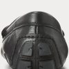 Black Men’s Ralph Lauren Anders Leather Driver Casual Shoes Black Men’s Ralph Lauren Anders Leather Driver Casual Shoes