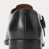 Black Men’s Ralph Lauren Burnished Calfskin Fisherman Sandals Black Men’s Ralph Lauren Burnished Calfskin Fisherman Sandals