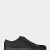 Black Men’s Ralph Lauren Canvas Sneakers Black Men’s Ralph Lauren Canvas Sneakers