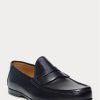 Black Men’s Ralph Lauren Chalmers Calfskin Penny Loafers Black Men’s Ralph Lauren Chalmers Calfskin Penny Loafers