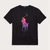 Black Men’s Ralph Lauren Classic Fit Big Pony Jersey T Shirts Black Men’s Ralph Lauren Classic Fit Big Pony Jersey T Shirts