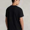 Black Men’s Ralph Lauren Classic Fit Big Pony Jersey T Shirts Black Men’s Ralph Lauren Classic Fit Big Pony Jersey T Shirts