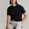 Black Men’s Ralph Lauren Classic Fit Jersey Crewneck T Shirts Black Men’s Ralph Lauren Classic Fit Jersey Crewneck T Shirts