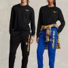 Black Men’s Ralph Lauren Classic Fit Polo Sport Jersey T Shirts Black Men’s Ralph Lauren Classic Fit Polo Sport Jersey T Shirts