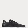 Black Men’s Ralph Lauren Court Sneakers Black Men’s Ralph Lauren Court Sneakers