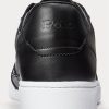 Black Men’s Ralph Lauren Court Sneakers Black Men’s Ralph Lauren Court Sneakers
