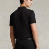 Black Men’s Ralph Lauren Custom Slim Fit Soft Cotton Polo Shirts Black Men’s Ralph Lauren Custom Slim Fit Soft Cotton Polo Shirts