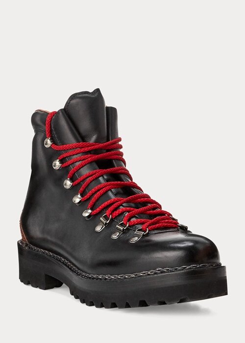 Black Men’s Ralph Lauren Fidel Burnished Calfskin Boots Black Men’s Ralph Lauren Fidel Burnished Calfskin Boots