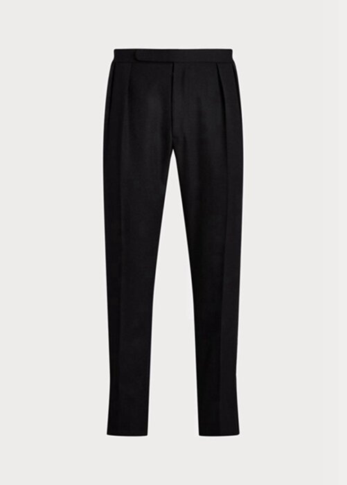 Black Men’s Ralph Lauren Gregory Handmade Barathea Tuxedo Pants Black Men’s Ralph Lauren Gregory Handmade Barathea Tuxedo Pants
