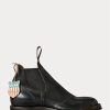 Black Men’s Ralph Lauren Hand-Burnished Leather Chelsea Boots Black Men’s Ralph Lauren Hand-Burnished Leather Chelsea Boots