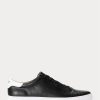Black Men’s Ralph Lauren Jermain Leather Sneakers Black Men’s Ralph Lauren Jermain Leather Sneakers