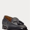 Black Men’s Ralph Lauren Luther Tassel Calfskin Loafers Black Men’s Ralph Lauren Luther Tassel Calfskin Loafers