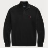 Black Men’s Ralph Lauren Mesh-knit Cotton Quarter-zip Jumper Sweaters Black Men’s Ralph Lauren Mesh-knit Cotton Quarter-zip Jumper Sweaters
