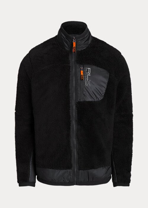 Black Men’s Ralph Lauren Pile Fleece Jackets Black Men’s Ralph Lauren Pile Fleece Jackets