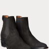 Black Men’s Ralph Lauren Plainview Suede Chelsea Boots Black Men’s Ralph Lauren Plainview Suede Chelsea Boots