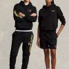 Black Men’s Ralph Lauren Polo Sport Fleece Hoodie Black Men’s Ralph Lauren Polo Sport Fleece Hoodie