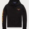 Black Men’s Ralph Lauren Polo Sport Fleece Hoodie Black Men’s Ralph Lauren Polo Sport Fleece Hoodie