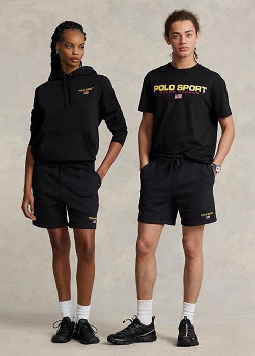 Black Men’s Ralph Lauren Polo Sport Fleece Shorts Black Men’s Ralph Lauren Polo Sport Fleece Shorts