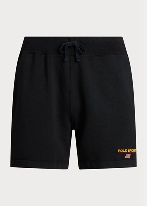 Black Men’s Ralph Lauren Polo Sport Fleece Shorts Black Men’s Ralph Lauren Polo Sport Fleece Shorts
