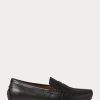 Black Men’s Ralph Lauren Reynold Full-Grain Driver Casual Shoes Black Men’s Ralph Lauren Reynold Full-Grain Driver Casual Shoes