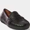 Black Men’s Ralph Lauren Reynold Full-Grain Driver Casual Shoes Black Men’s Ralph Lauren Reynold Full-Grain Driver Casual Shoes